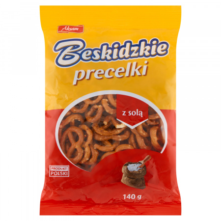 Aksam Beskidzkie Precelki z solą 140 g