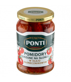 Ponti Pomidory suszone na słońcu w oleju słonecznikowym 280 g